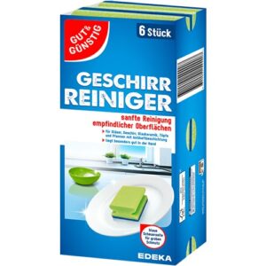 Gąbki zielone G&G Geschirr Reiniger 6szt