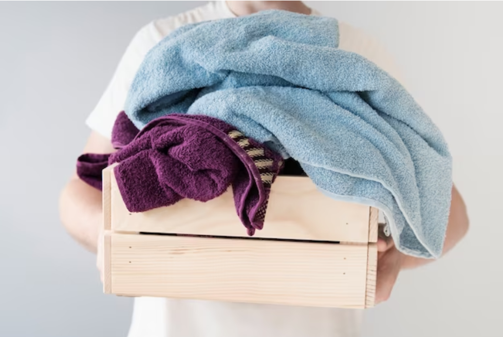 Miękkie i pachnące ręczniki wyprane w Niemieckich środkach do prania