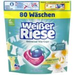 Kapsułki do prania z Niemiec Weißer Riese Trio-Caps Universal 80p 960g